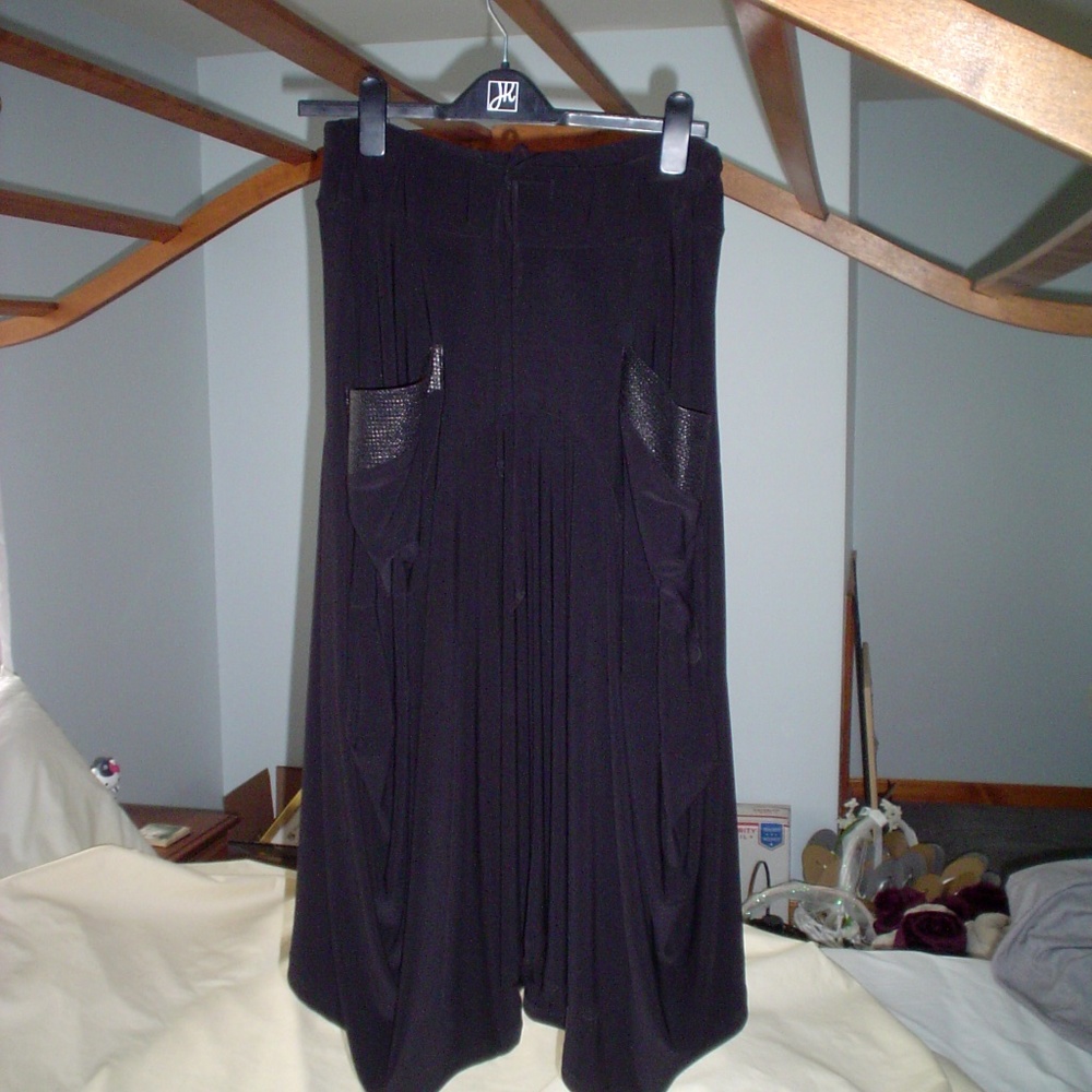 Black BoHo style skirt